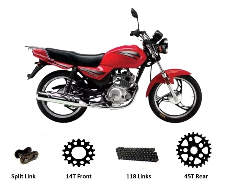 ST125 Sprocket Kit Black